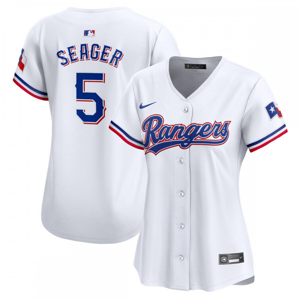 Corey Seager Texas Rangers Women's Home Limited Player Jersey - White-Pro Kit Vault | Brand New 26/27 Sports Jerseys